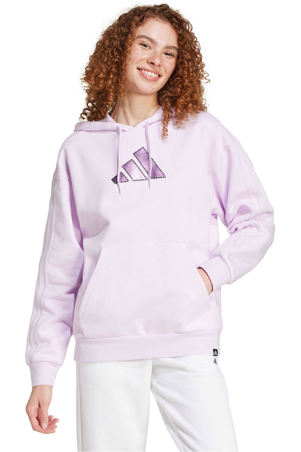 adidas sudadera mujer W Holiday 3S Hd vista detalle