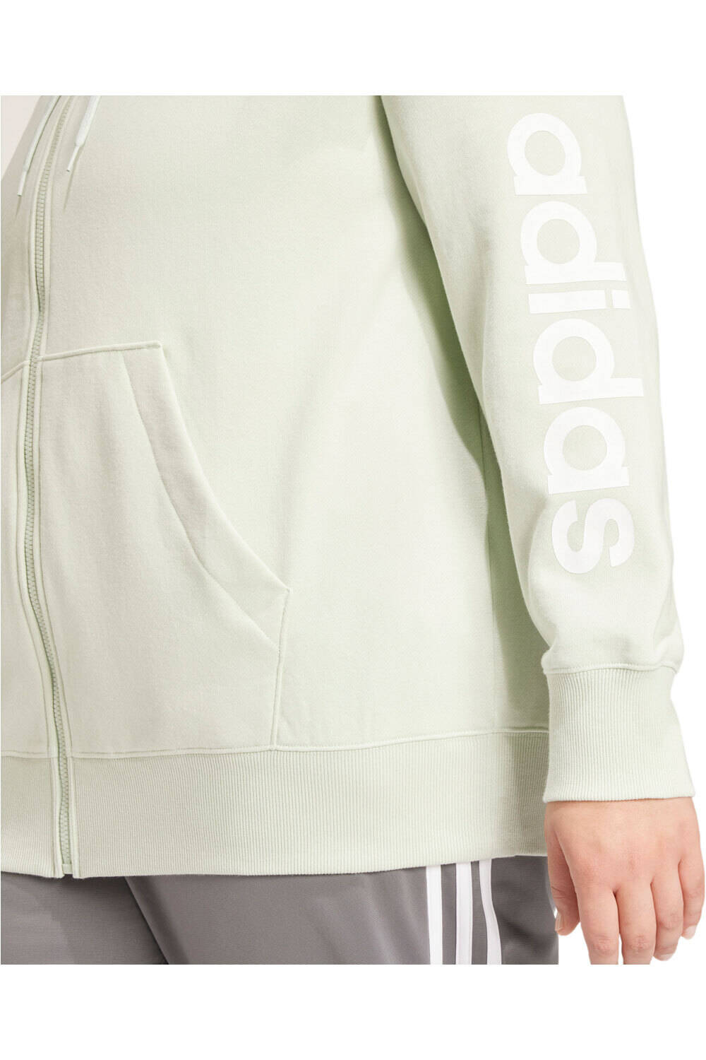 adidas sudadera mujer W INLIN FT FZHD vista detalle