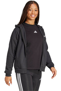 adidas sudadera mujer W LIN FT FZ HD vista detalle