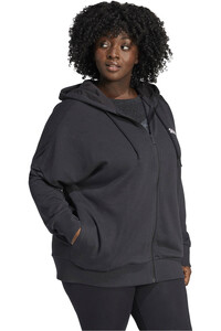 adidas sudadera mujer W LIN FT FZHDIN vista detalle