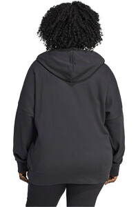 adidas sudadera mujer W LIN FT FZHDIN vista trasera