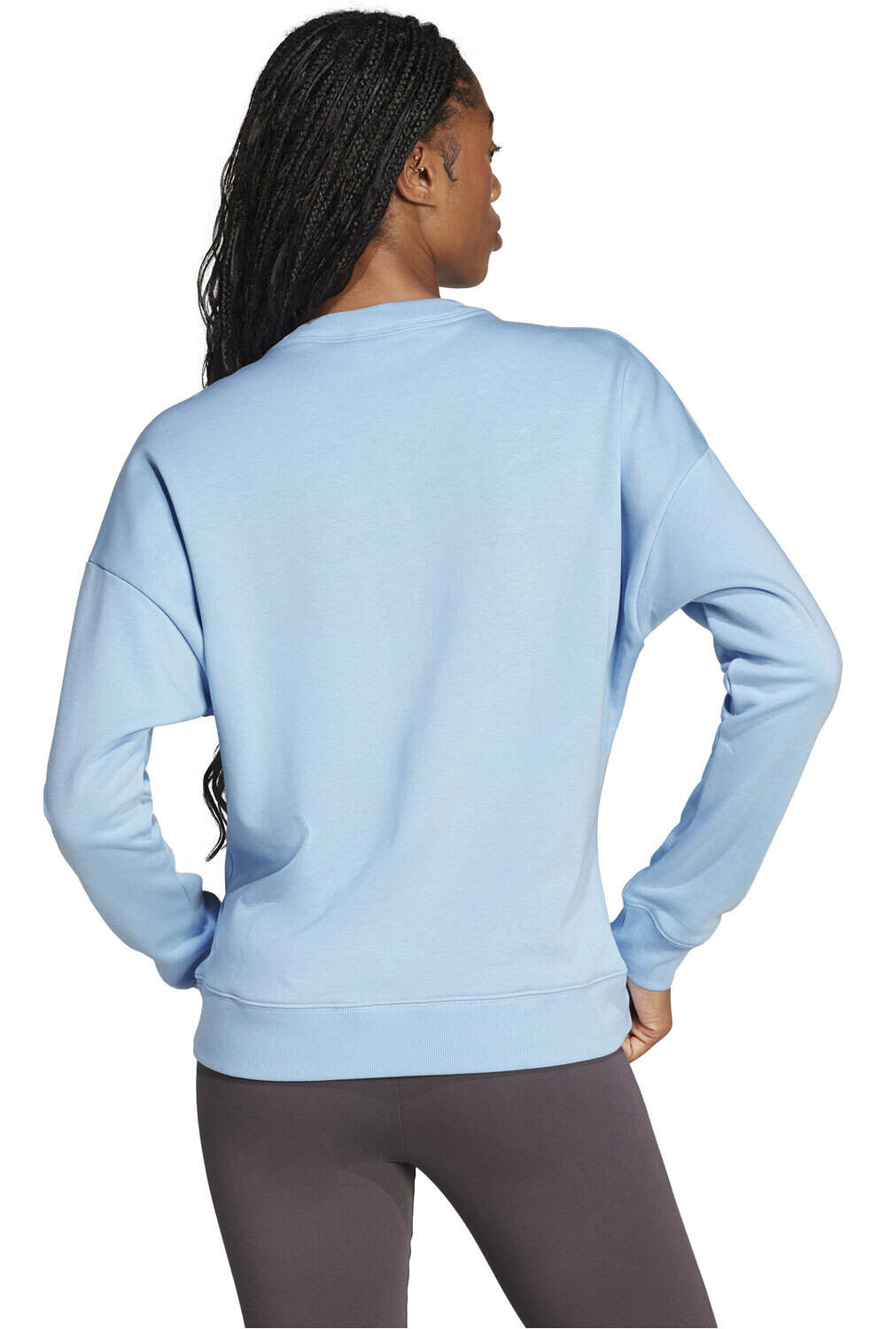 adidas sudadera mujer W LIN FT SWT vista trasera