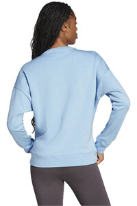 adidas sudadera mujer W LIN FT SWT vista trasera