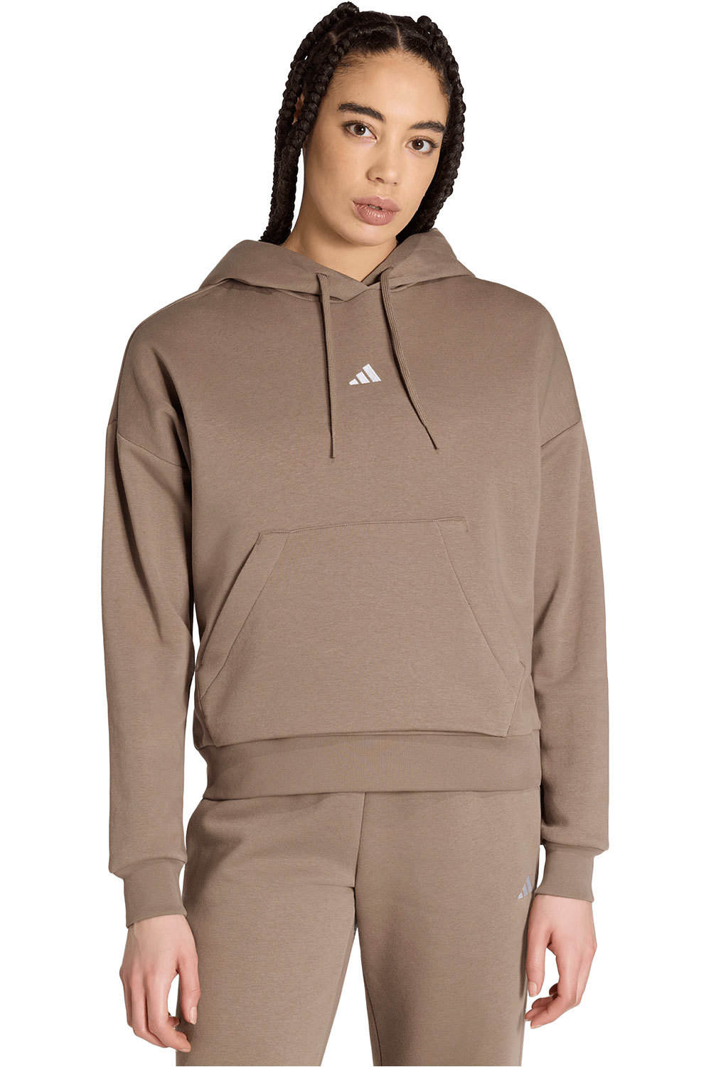 adidas sudadera mujer W SL FC HD vista frontal