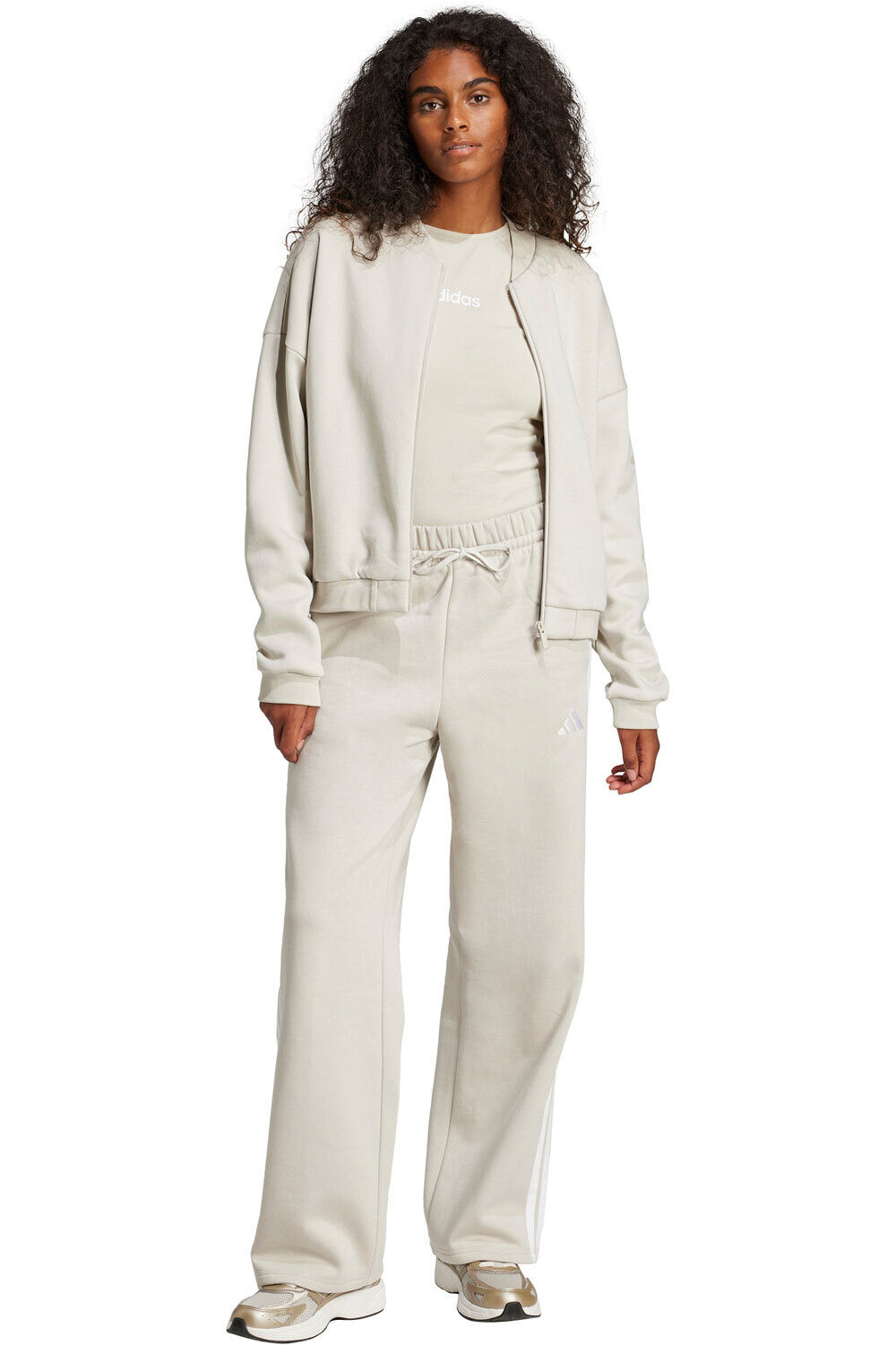 adidas sudadera mujer W SL+ FL BOMBER vista trasera