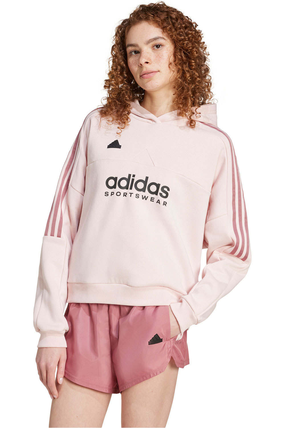 adidas sudadera mujer W TIRO FL HD vista frontal