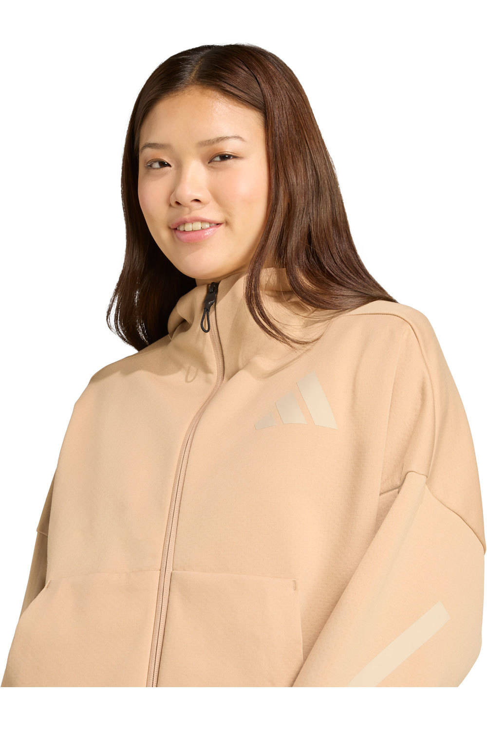 adidas sudadera mujer W Z.N.E. FZ vista detalle