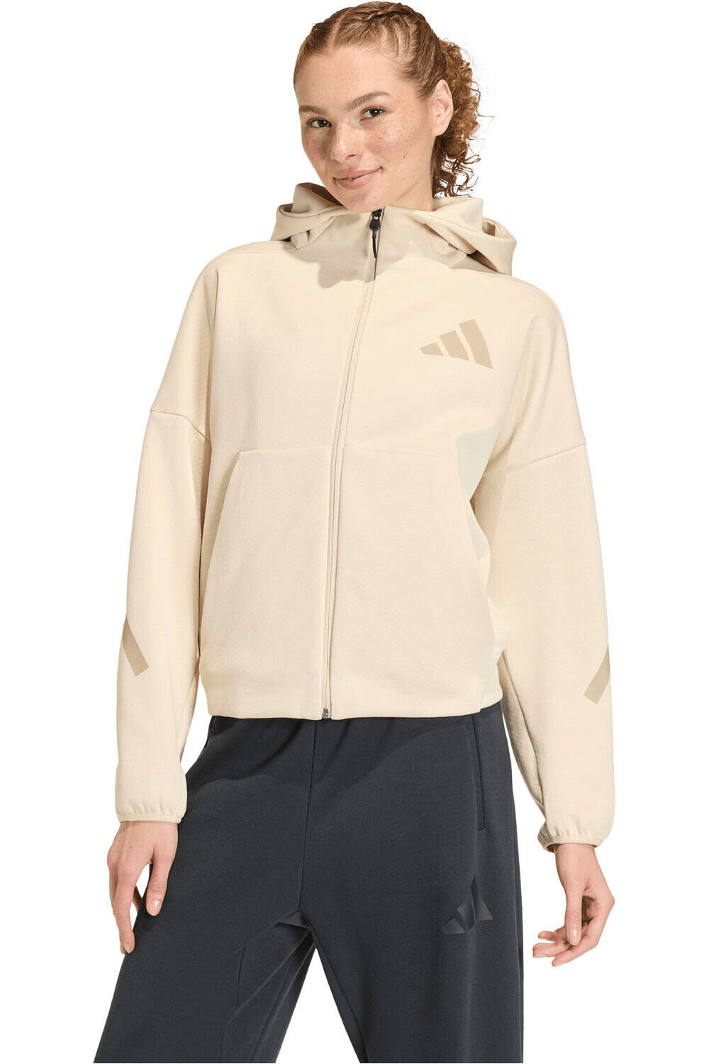 adidas sudadera mujer W Z.N.E. FZ vista frontal