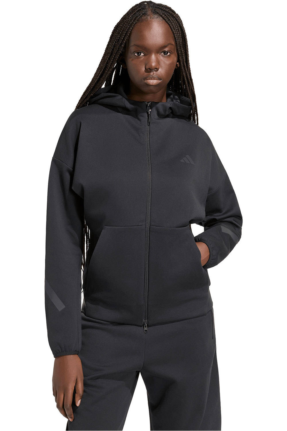 adidas sudadera mujer W Z.N.E. FZ vista frontal