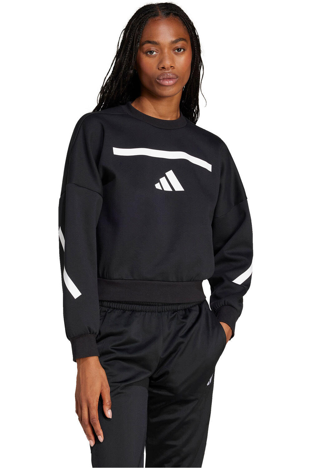 adidas sudadera mujer W Z.N.E. SWT vista frontal