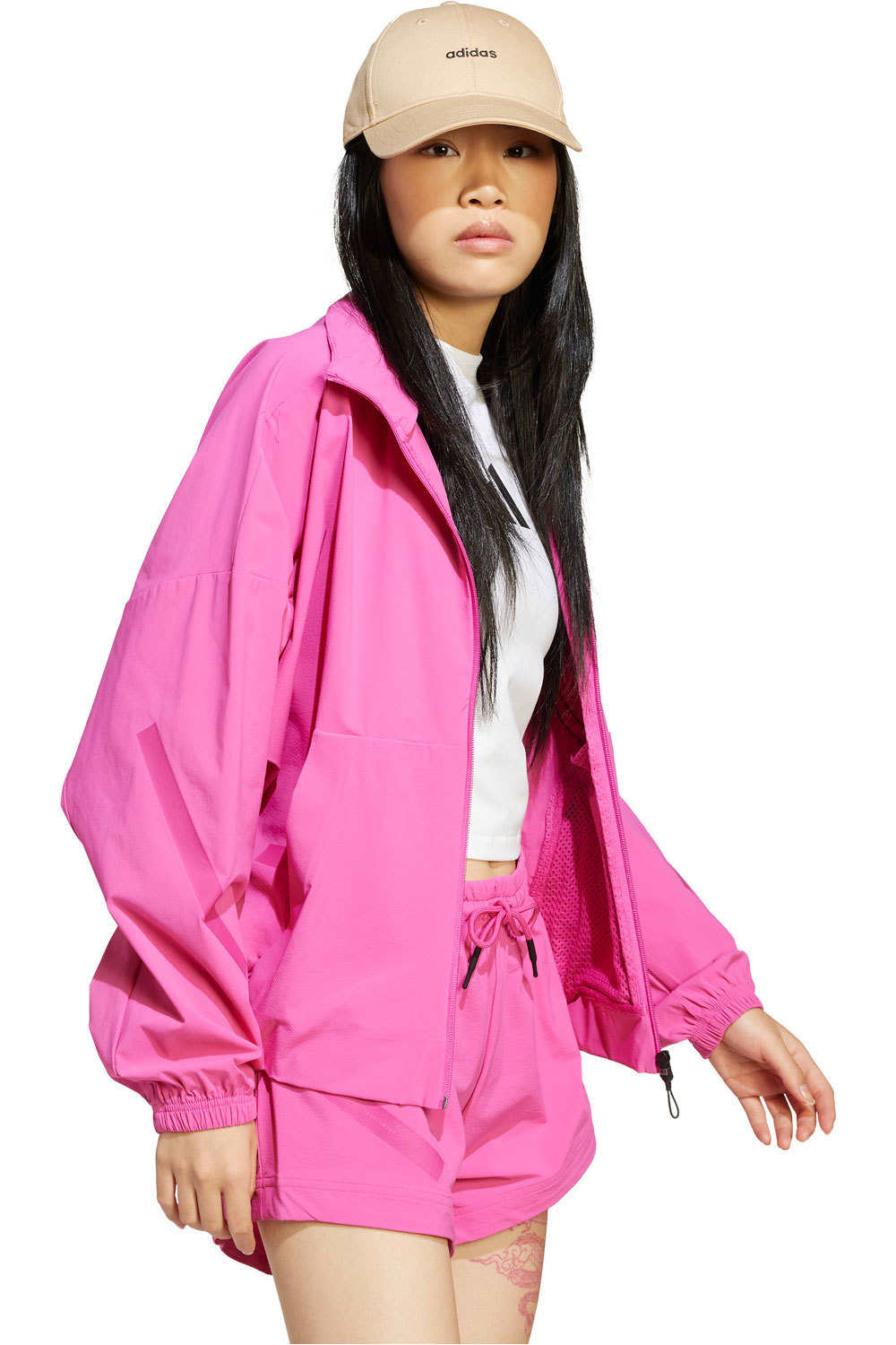 adidas sudadera mujer Z.N.E. Woven vista detalle