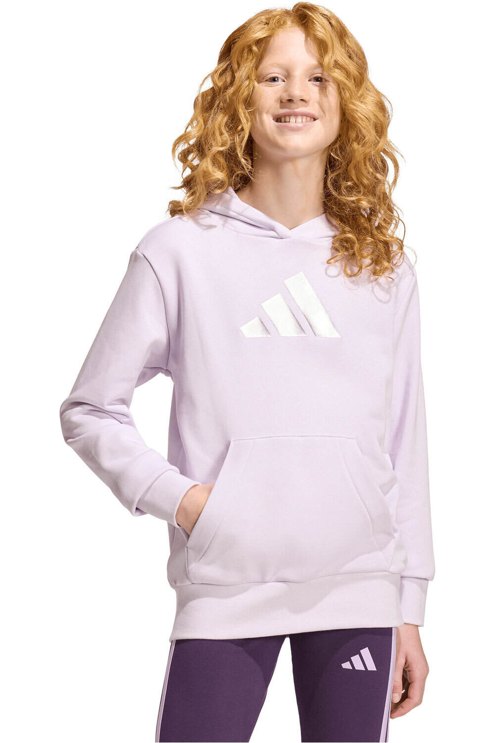 adidas sudadera niña ESTAMPADA GLAM vista frontal