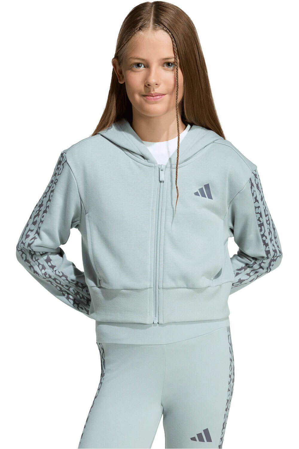 adidas sudadera niña ESTAMPADO ANIMAL SEASONALS vista frontal