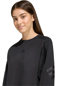 adidas sudadera niña FUTURE ICONS 3 STRIPES vista detalle