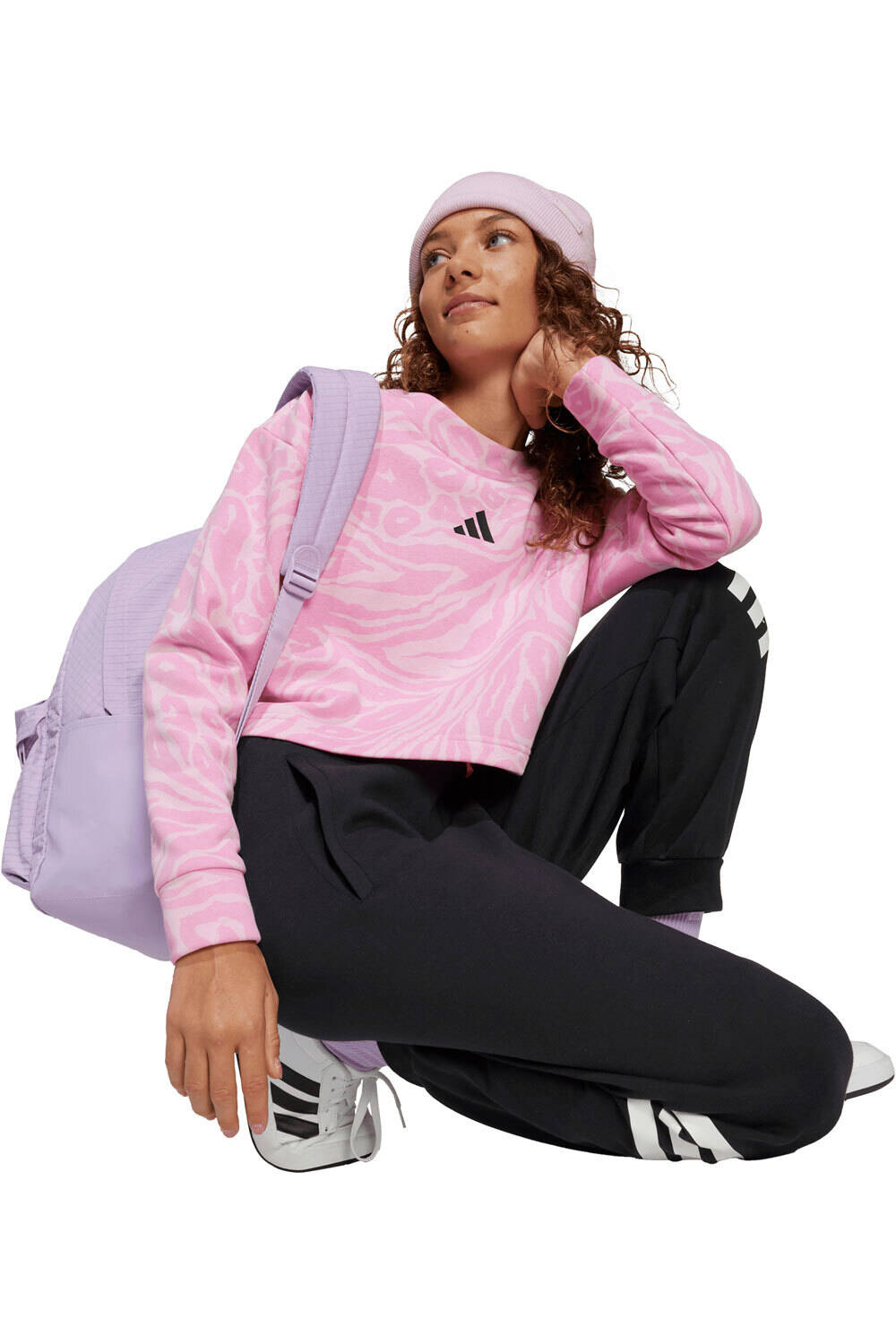 adidas sudadera niña FUTURE ICONS CROPPED 03