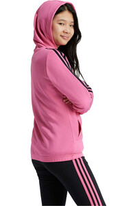 adidas sudadera niña G 3S FZ HD vista trasera