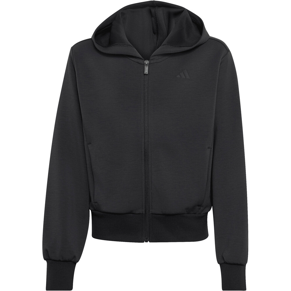 adidas sudadera niña G FZ HD vista frontal