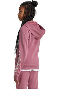 adidas sudadera niña G LIN FZ HD vista trasera