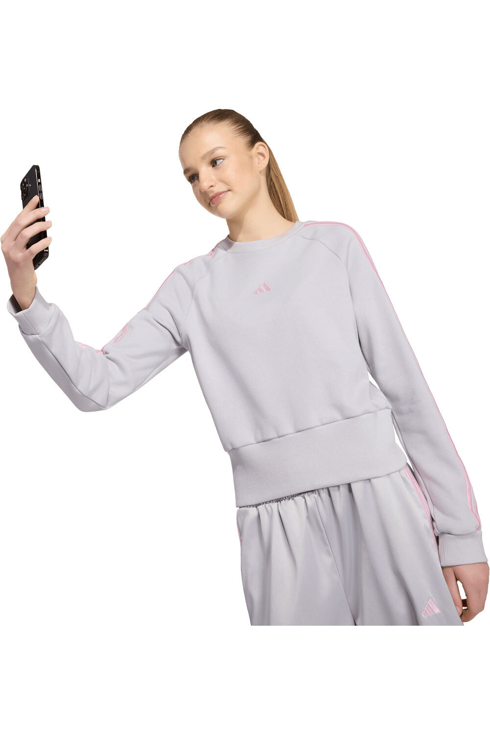 adidas sudadera niña SUDADERA DE RASO vista detalle