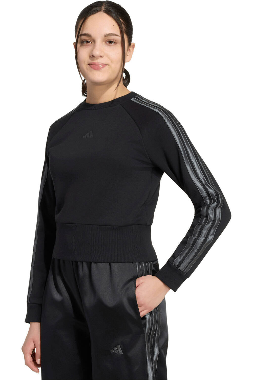 adidas sudadera niña SUDADERA DE RASO vista frontal