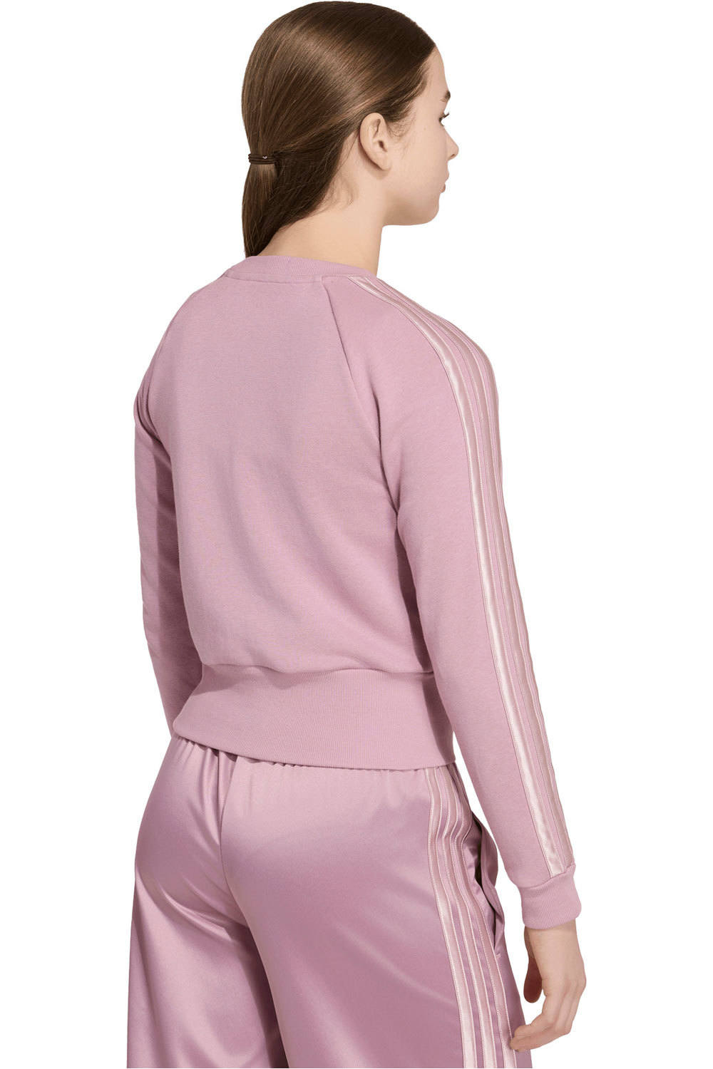 adidas sudadera niña X_JG SATIN SWT vista trasera