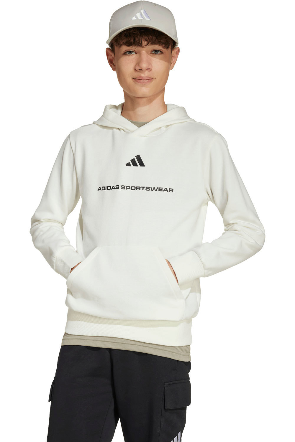 adidas sudadera niño B FL HD vista frontal