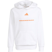 BOYS SLOGAN FLEECE HOODIE
