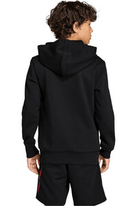 adidas sudadera niño BOYS SLOGAN FLEECE HOODIE vista trasera