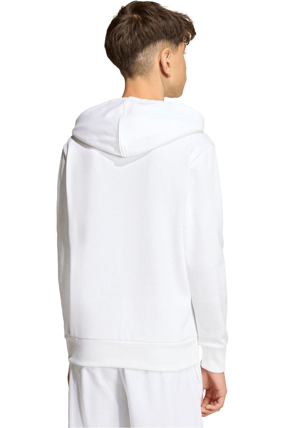 adidas sudadera niño BOYS SLOGAN FLEECE HOODIE vista trasera
