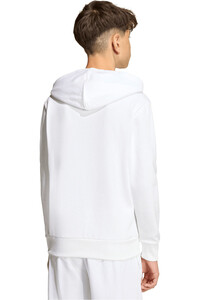 adidas sudadera niño BOYS SLOGAN FLEECE HOODIE vista trasera