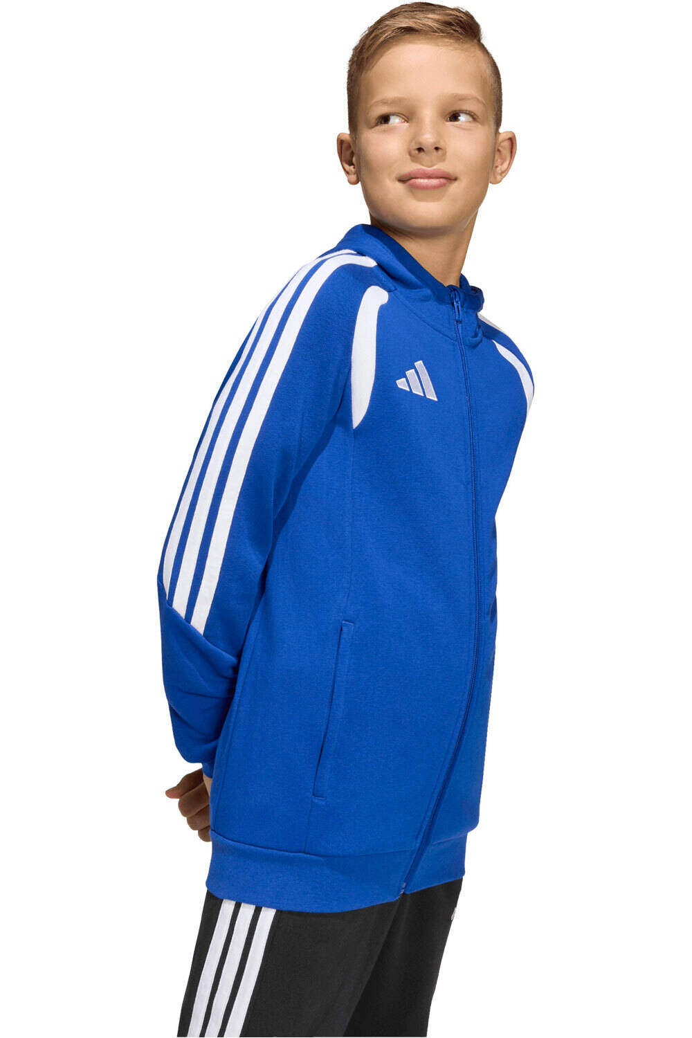 adidas sudadera niño Chaqueta Capucha Cremallera Tiro26 vista detalle