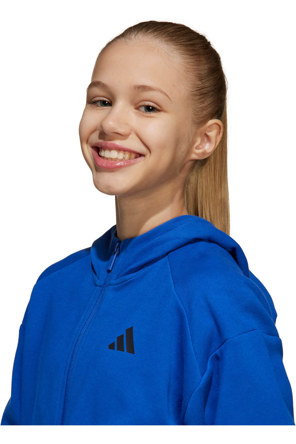 adidas sudadera niño Future Icons 3 bandas vista detalle