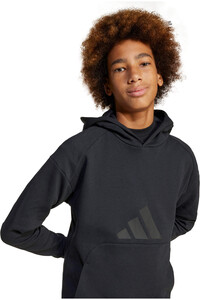 adidas sudadera niño Future Icons Logo vista detalle