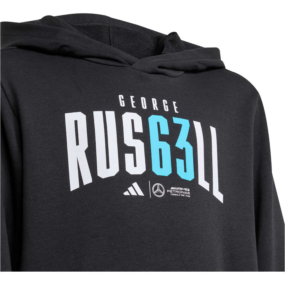 adidas sudadera niño GEORGE RUSSELL vista detalle