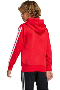 adidas sudadera niño J 3S TIB FL HD vista trasera