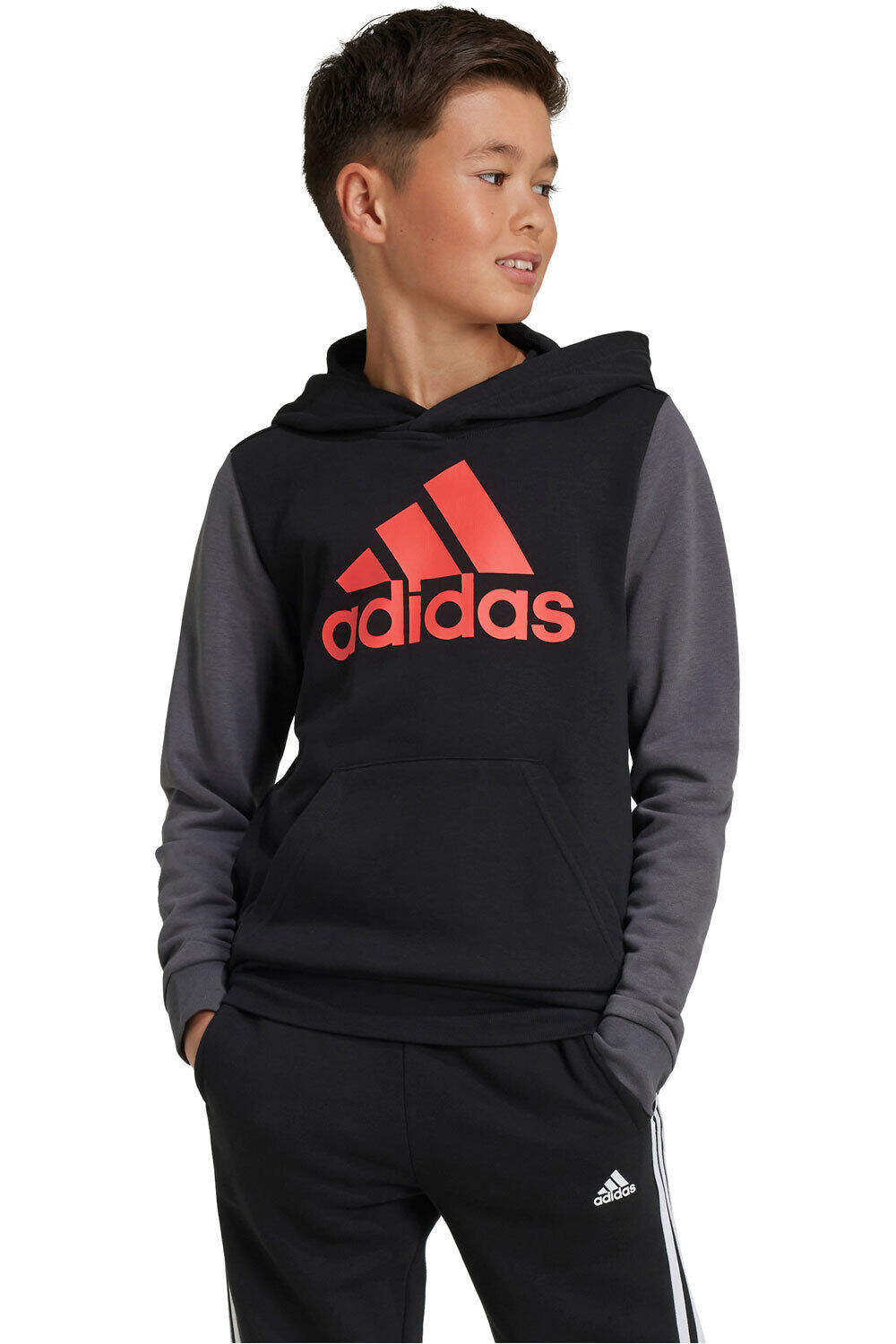 adidas sudadera niño J BL CB HD vista frontal
