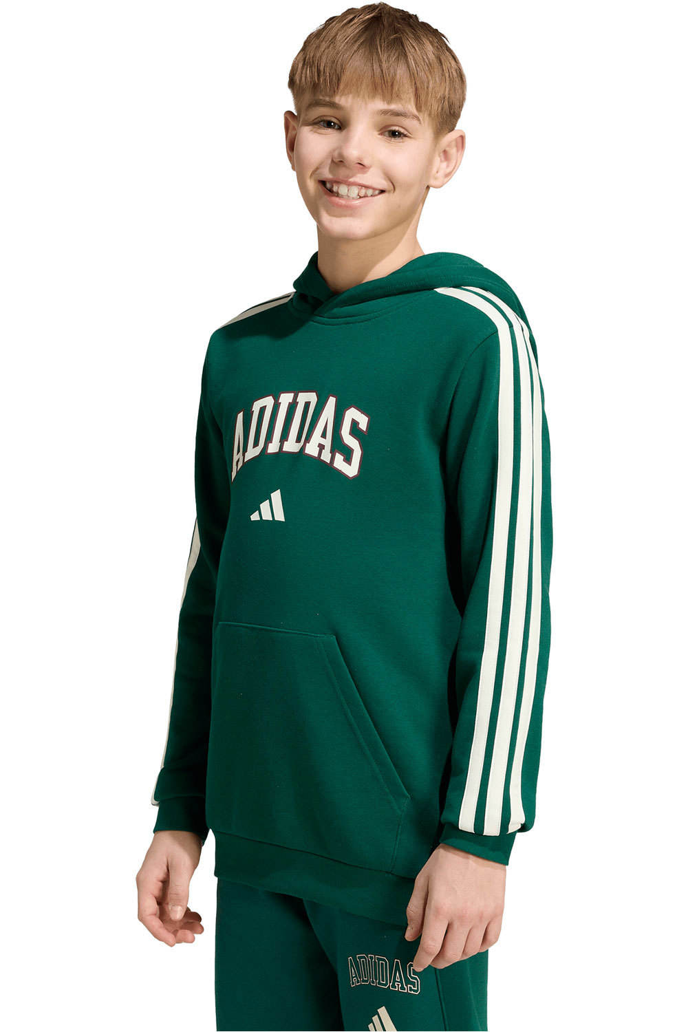 adidas sudadera niño J COLLEG HD vista frontal