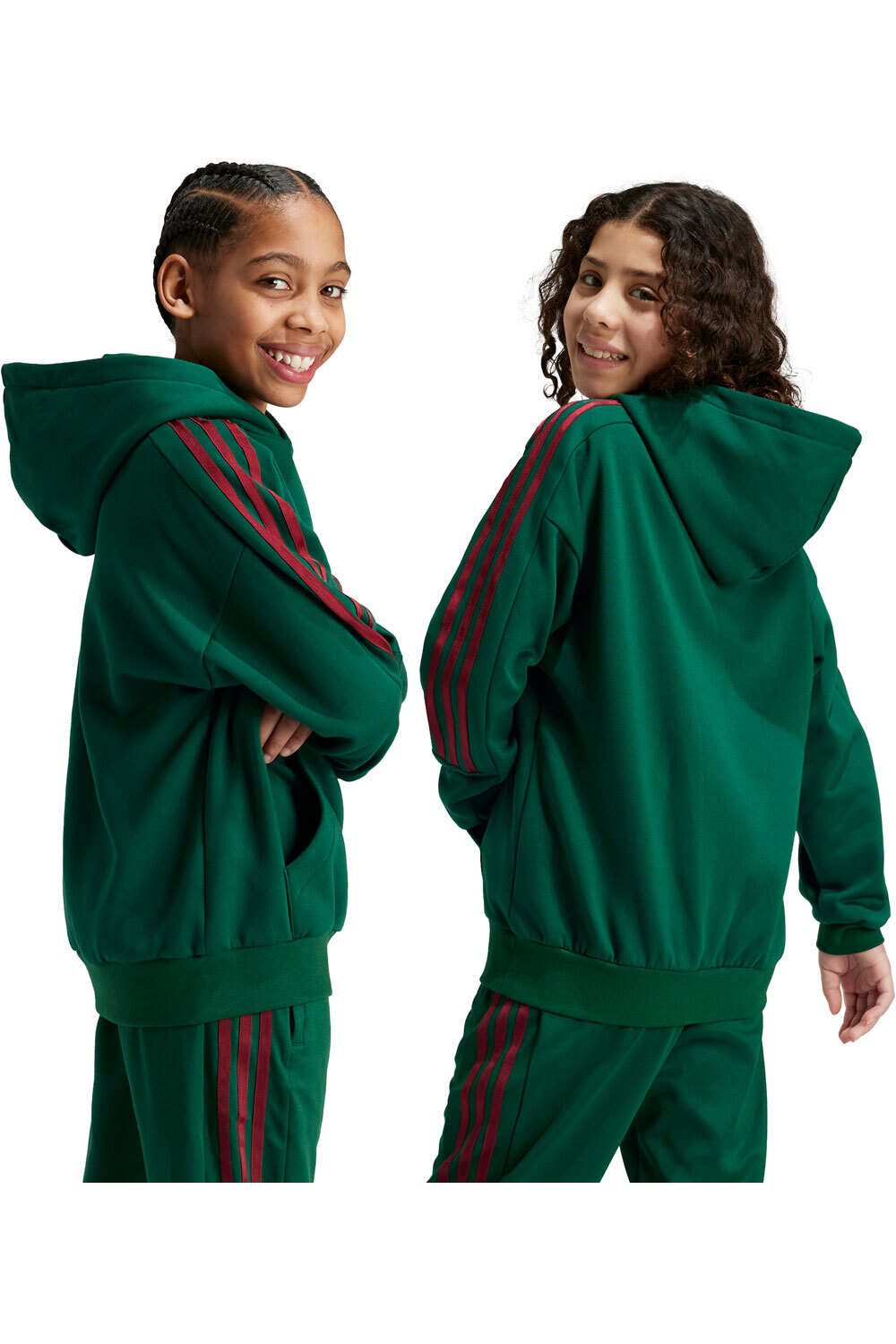 adidas sudadera niño J NP HOODIE vista trasera