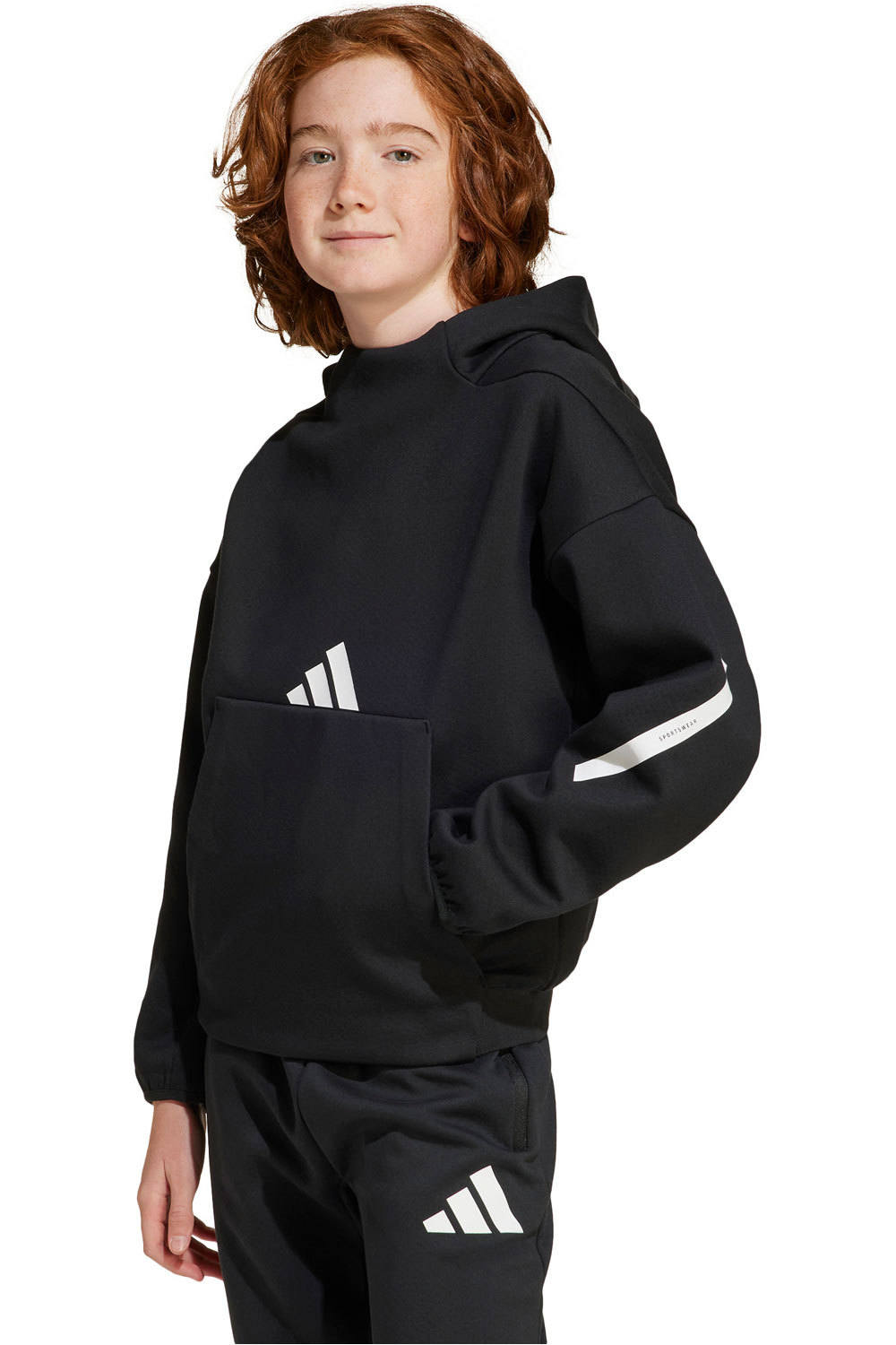 adidas sudadera niño J Z.N.E. HD vista frontal