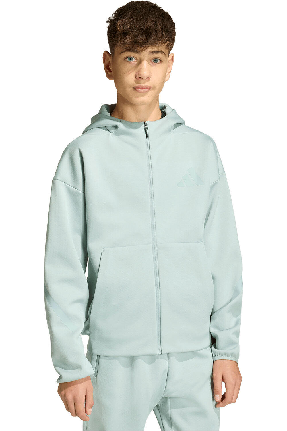 adidas sudadera niño J Z.N.E.FZ vista frontal