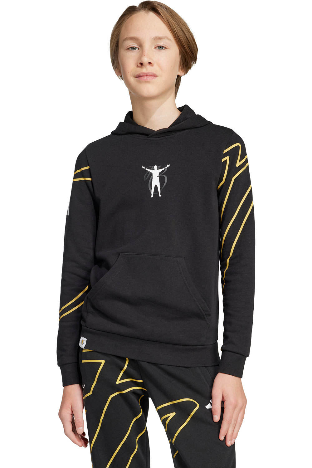 adidas sudadera niño JB CW HD Y vista frontal