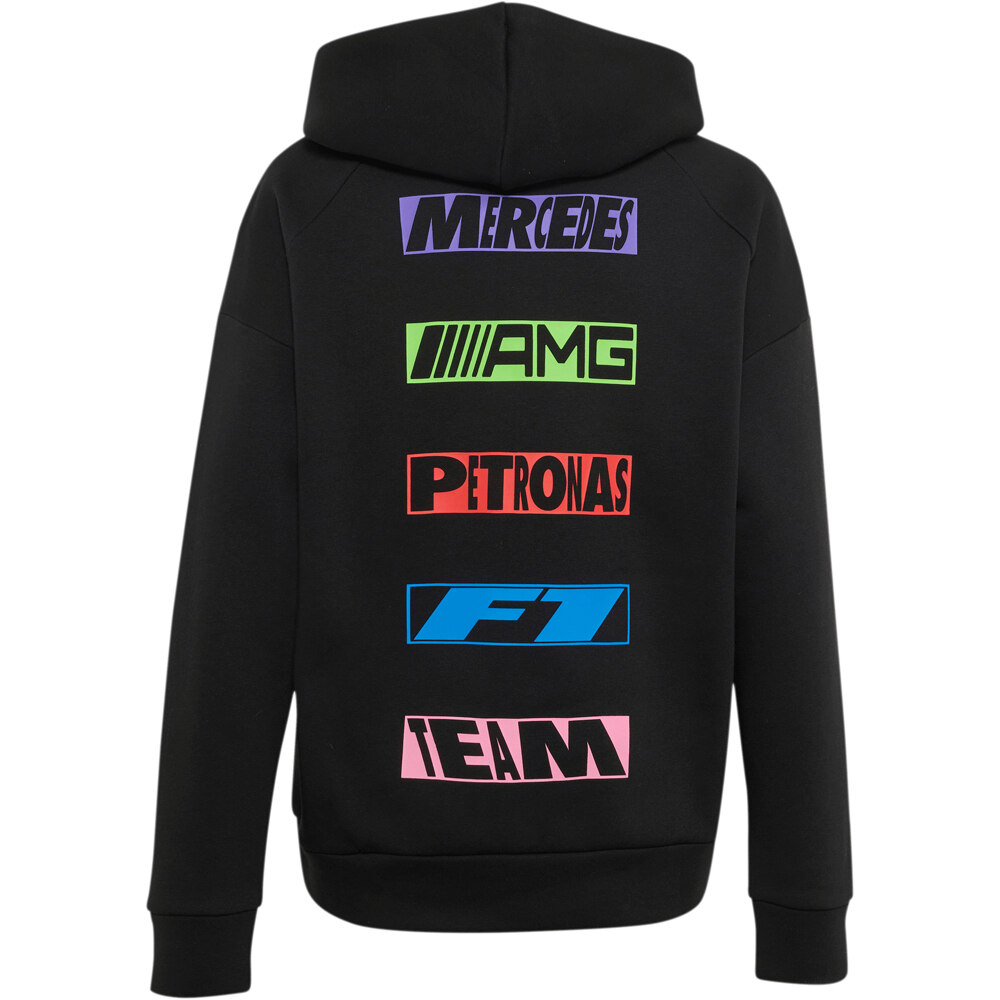 adidas sudadera niño MERCEDES-AMG PETRONAS LIGHTS ON vista trasera
