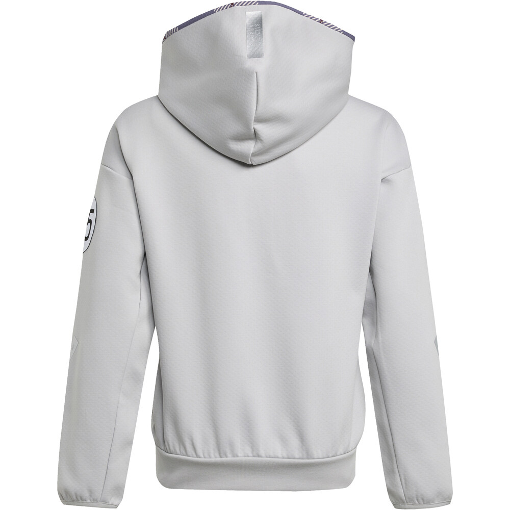 adidas sudadera niño MERCEDES F1 TEAM SILVER ARROWS vista trasera