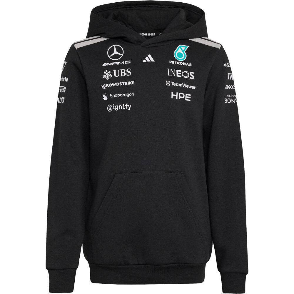 adidas sudadera niño PILOTO MERCEDES-AMG PETRONAS F1 TEAM vista frontal