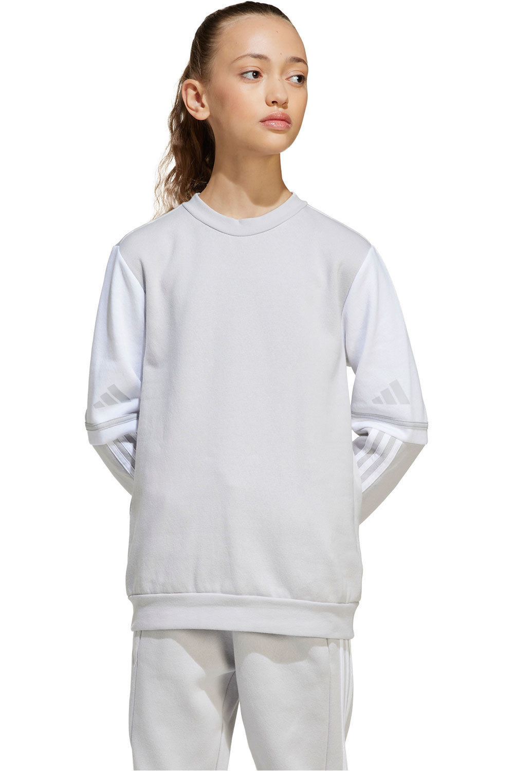 adidas sudadera niño SQ25 SW CREW Y vista frontal