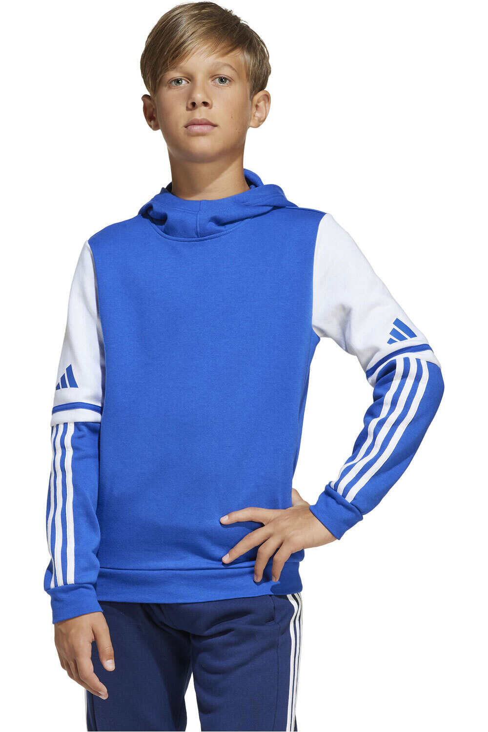 adidas sudadera niño SQ25 SW HOOD Y vista frontal