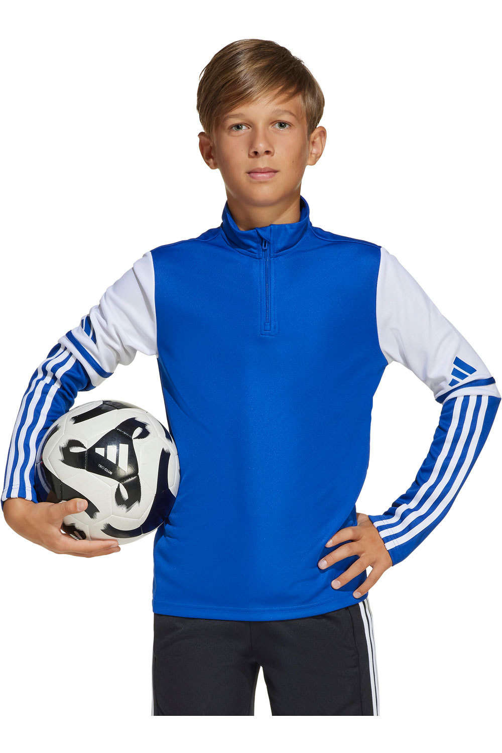 adidas sudadera niño SQ25 TR TOP Y vista frontal
