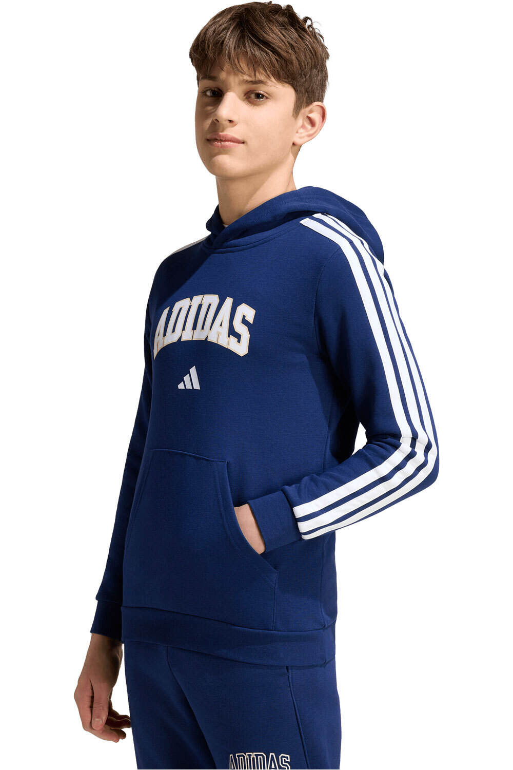 adidas sudadera niño SUDADERA CAPUCHA CODES COLLEGIATE vista frontal