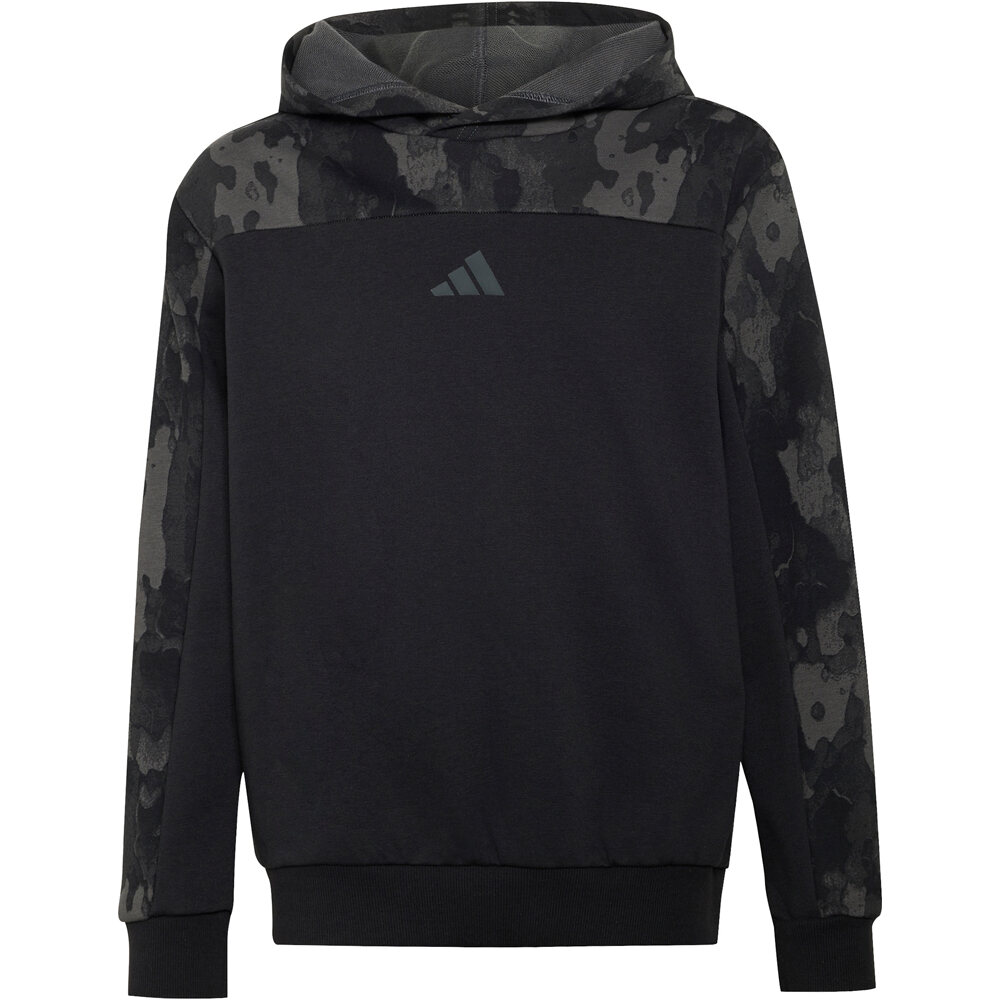 adidas sudadera niño Sudadera capucha Seasonal Essentials Camo vista frontal