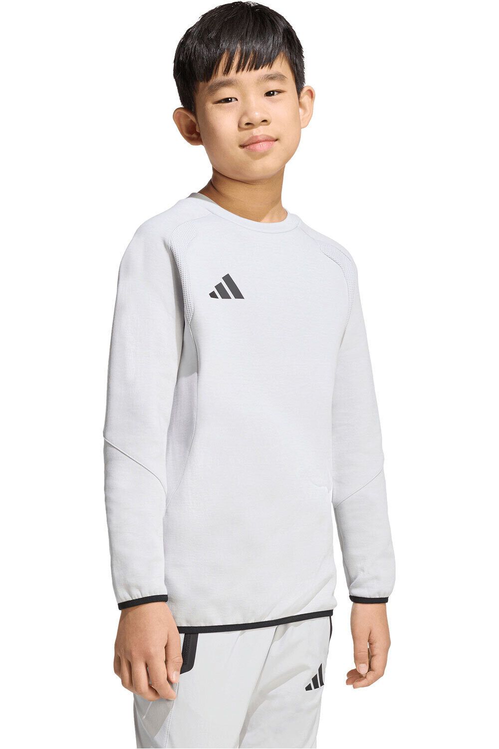 adidas sudadera niño Sudadera Tiro Travel Crew (Infantil) vista frontal